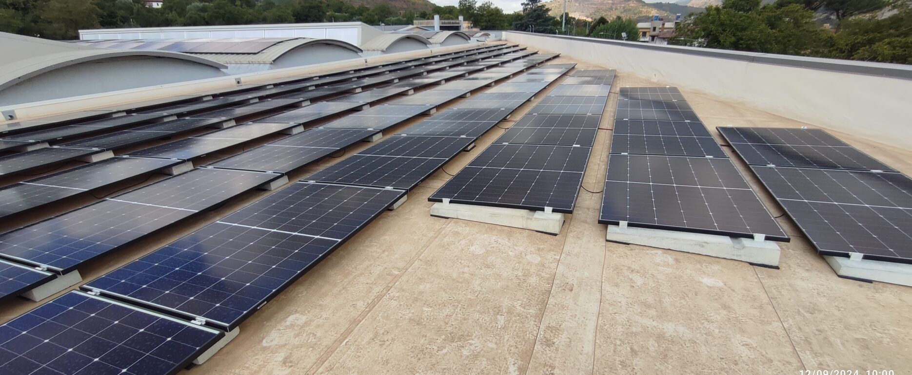 Impianto fotovoltaico da 190 kW realizzato in Campania da Gaia Energy