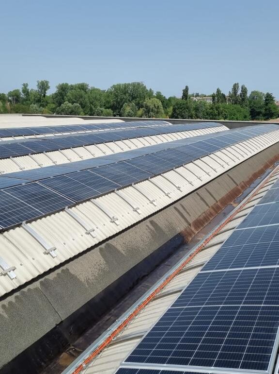 Impianto fotovoltaico da 500 kW realizzato in Lombardia da Gaia Energy