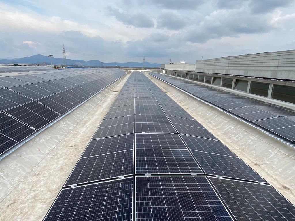 Impianto fotovoltaico da 470 kW realizzato in Campania da Gaia Energy