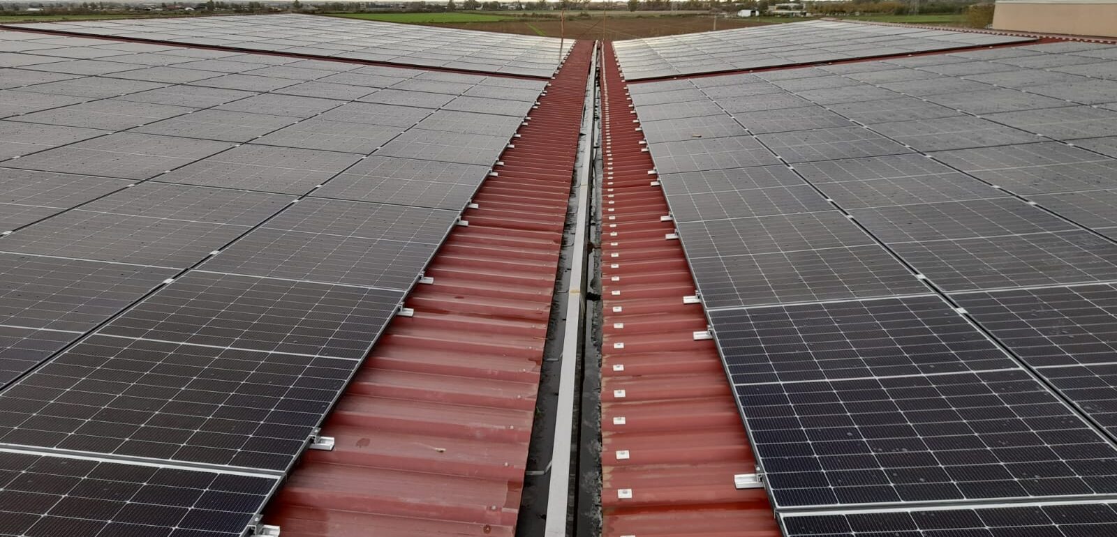 Impianto fotovoltaico da 150 kW su copertura industriale in Campania