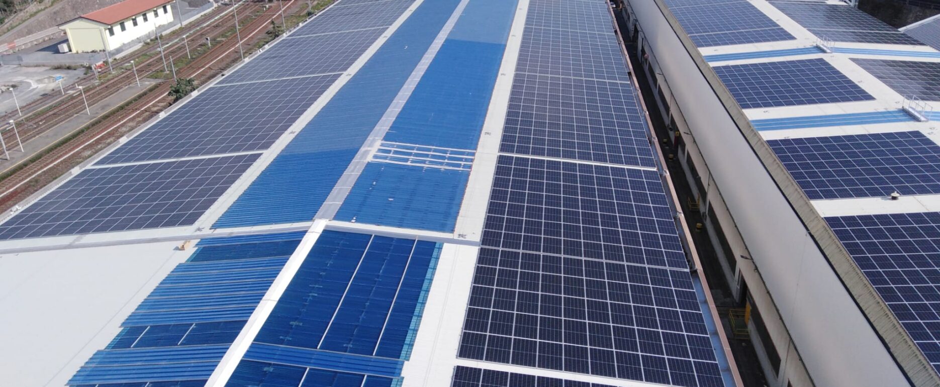 Impianto fotovoltaico aziendale su capannone industriale realizzato da Gaia Energy