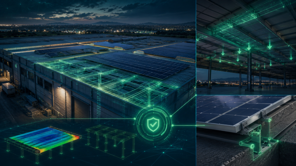 Verifica strutturale delle coperture industriali prima dell'installazione di un impianto fotovoltaico
