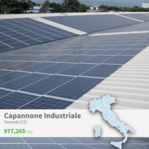 Gaia energy Impianto Fotovoltaico industriale teverola