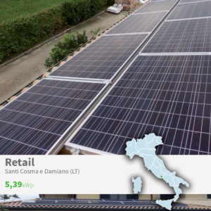 Gaia Energy Impianto Fotovoltaico Retail Santi Cosma e Damiano