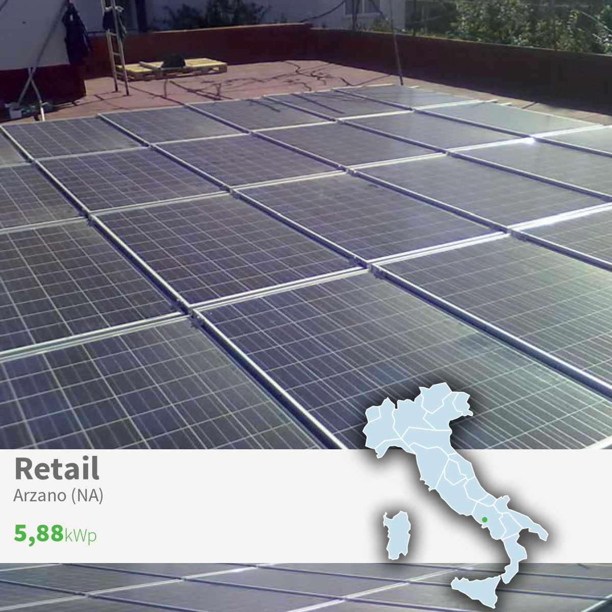 Gaia Energy Impianto Fotovoltaico Retail Arzano