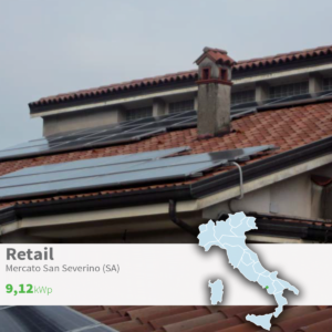 Gaia Energy Impianto Fotovoltaico Retail a Mercato San Severino