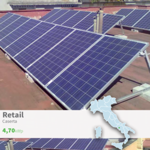 Gaia Energy Impianto Fotovoltaico Retail a Caserta