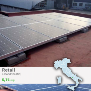 Gaia Energy Impianto Fotovoltaico Retail a Casandrino (NA)