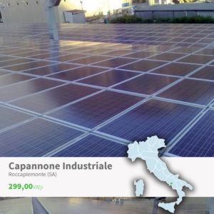 Gaia Energy Impianto Fotovoltaico su capannone industriale a Roccapiemonte (sa)