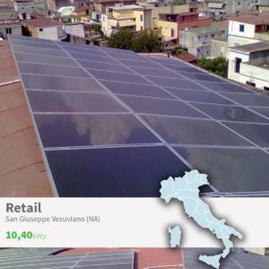 Gaia Energy Impianto Fotovoltaico Retail a San Giuseppe Vesuviano