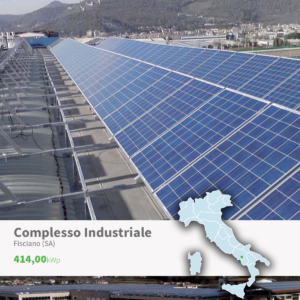 Gaia Energy Impianto Fotovoltaico su complesso industriale a Fisciano