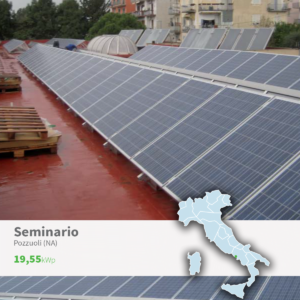 Gaia Energy Impianto Fotovoltaico su seminario a Pozzuoli (sa)