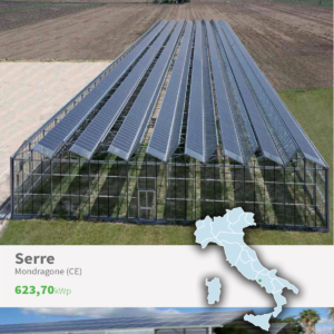 Gaia Energy Impianto Fotovoltaico su serra a Mondragone