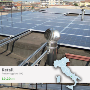Gaia Energy Impianto Fotovoltaico Retail a Frattamaggiore
