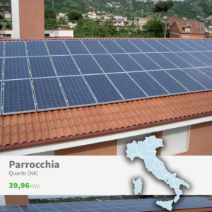 Gaia Energy Impianto Fotovoltaico su Parrocchia a Quarto (NA)