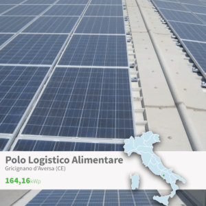 Gaia Energy Impianto Fotovoltaico Polo Logistico alimentare Gricignano di aversa