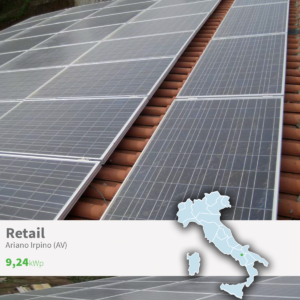 Gaia Energy Impianto Fotovoltaico Retail a Ariano Irpino