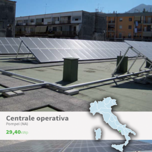 Gaia Energy Impianto Fotovoltaico su Centrale operativa a Pompei