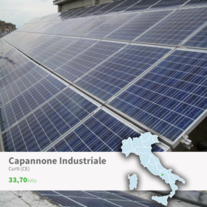 Gaia Energy Impianto Fotovoltaico su Capannone industriale a Curti