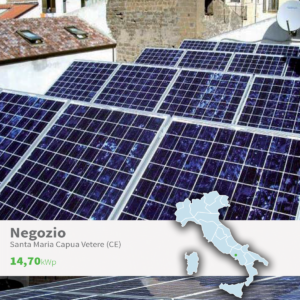 Gaia Energy Impianto Fotovoltaico su Negozio a Santa Maria Capua Vetere
