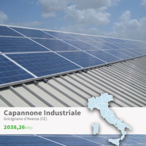 Gaia Energy Impianto Fotovoltaico Capannone industriale Gricignano di aversa