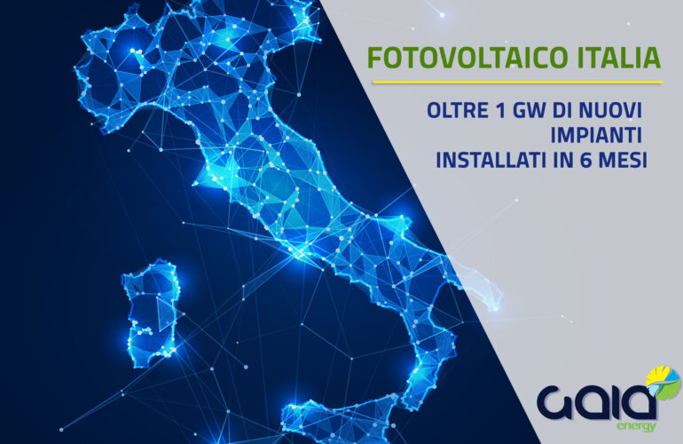 Novità Fotovoltaico in Italia- Oltre 1 GW di nuovi impianti installati