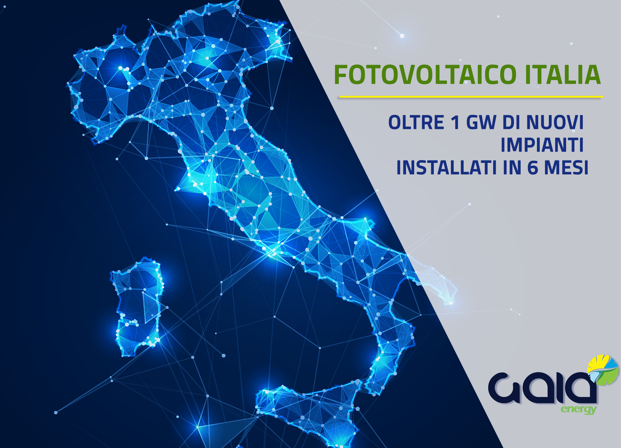 Novità Fotovoltaico in Italia- Oltre 1 GW di nuovi impianti installati
