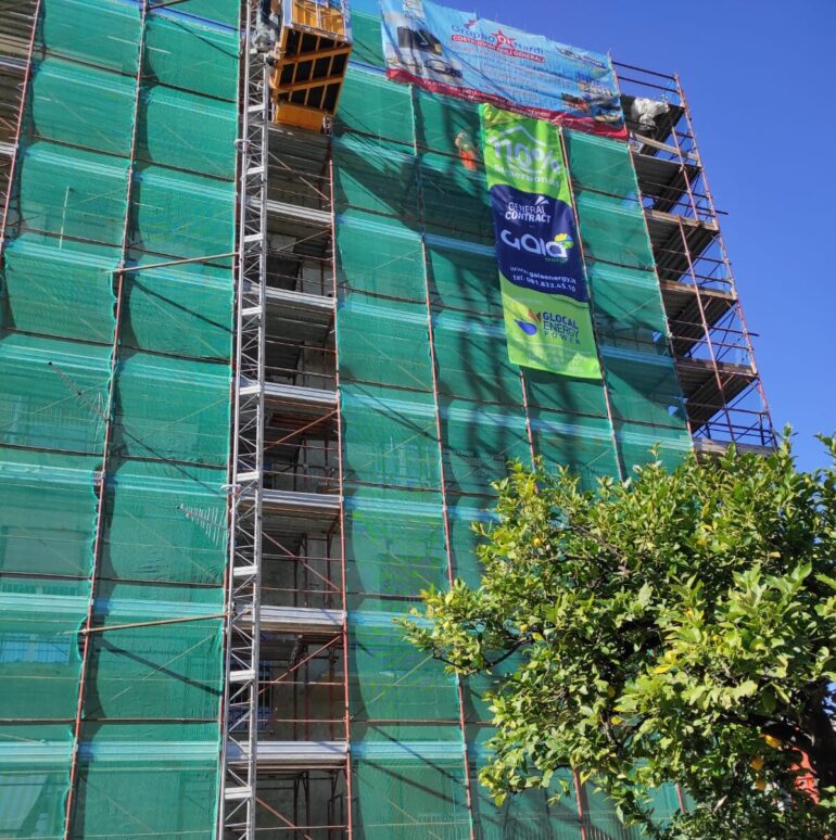 Illustration of Building Envelope Energy Efficiency Penthouse Apartments