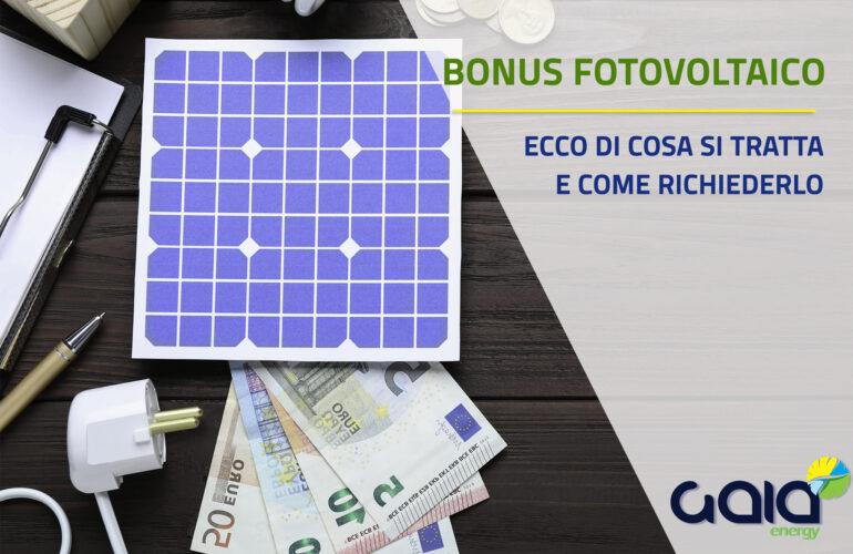 bonus fotovoltaico