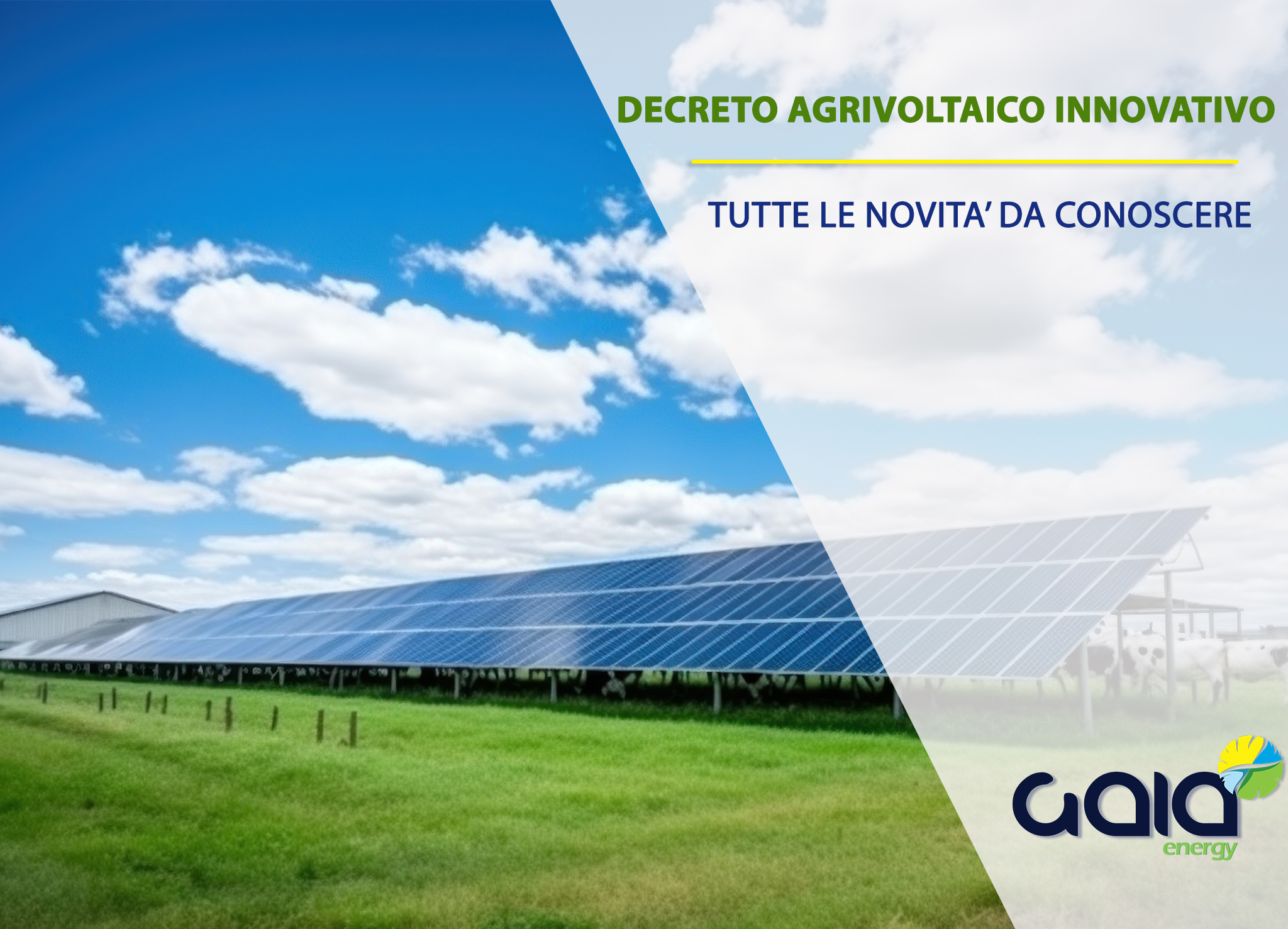 Agrivoltaico impianti attività zootecniche