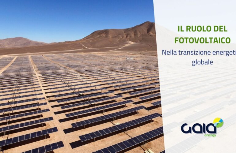 Il ruolo del fotovoltaico nella transizione energetica globale