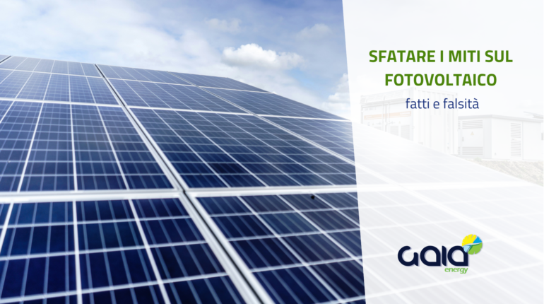 miti sul fotovoltaico