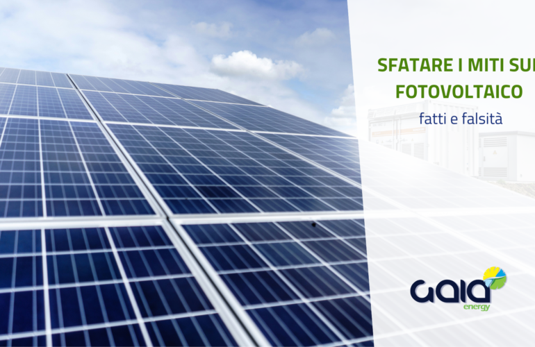 miti sul fotovoltaico