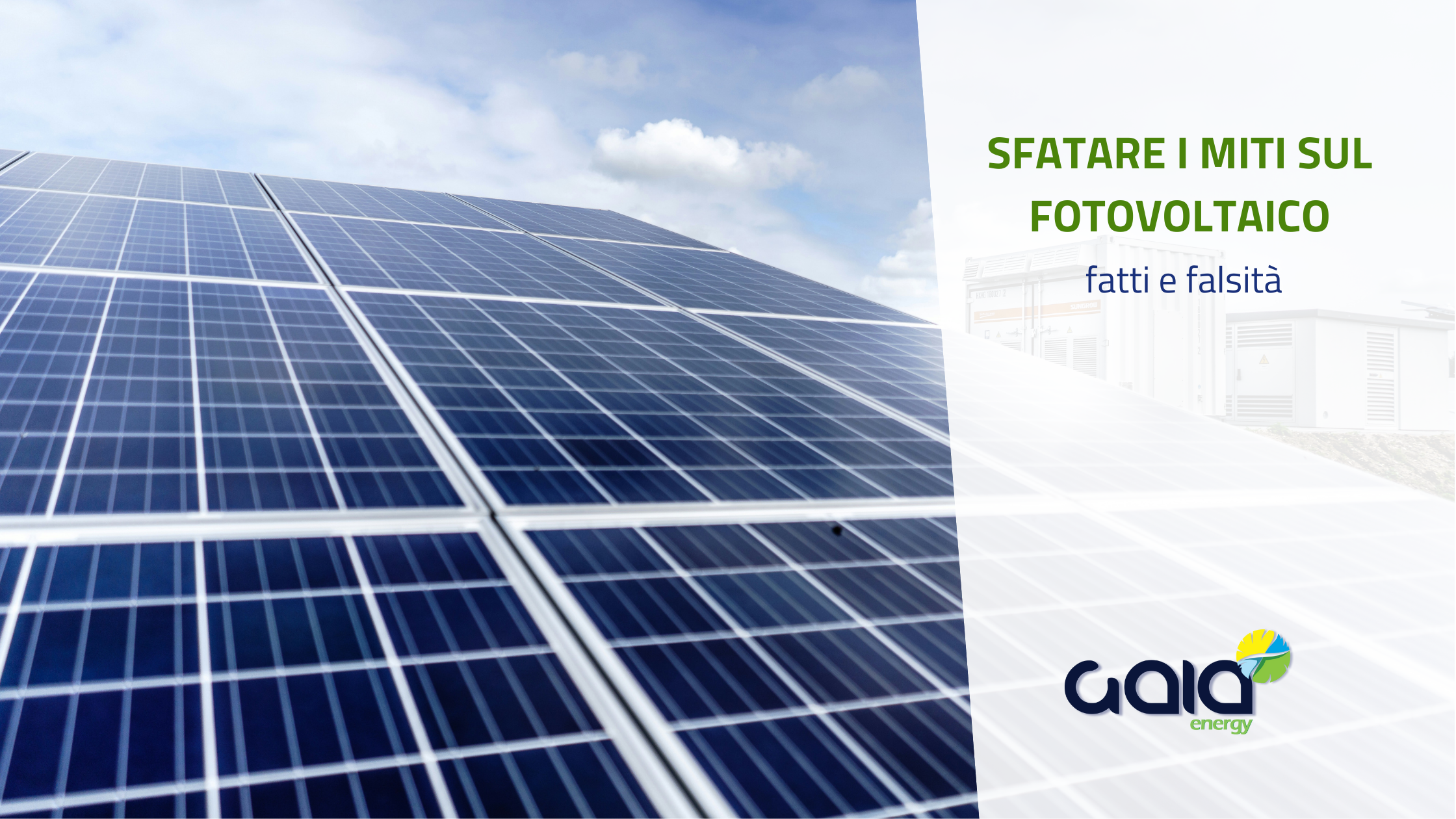 miti sul fotovoltaico