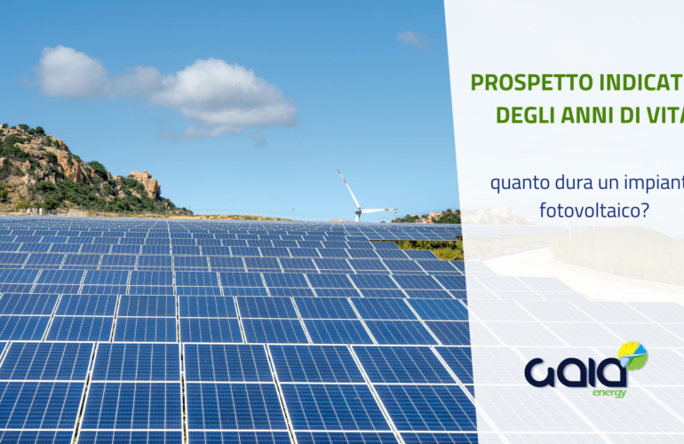 Quanto dura un impianto fotovoltaico? Prospetto indicativo degli anni di vita