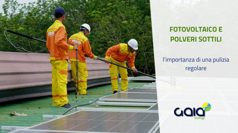 Fotovoltaico e polveri sottili: l’importanza di una pulizia regolare