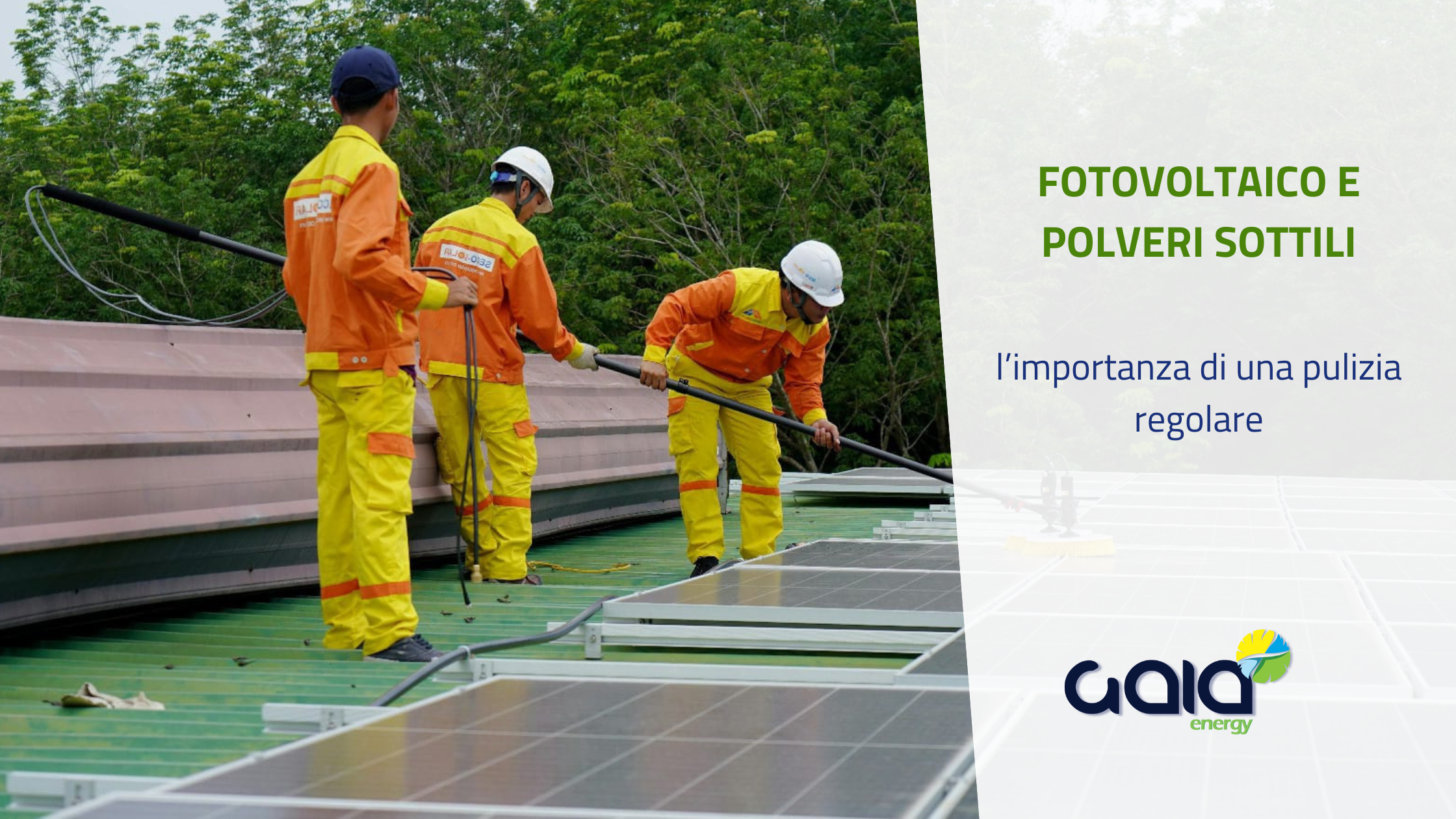 Fotovoltaico e polveri sottili: l’importanza di una pulizia regolare